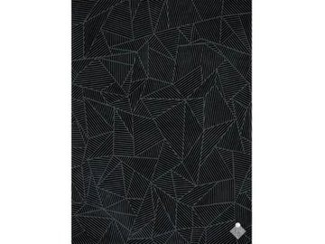 IENA ABYSSE - Rectangular wool and silk rug with geometric shapes by Edition Bougainville - view 2